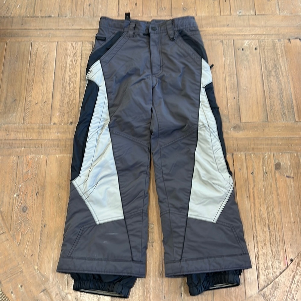 Obermeyer Mach one gray insulated snow pants
